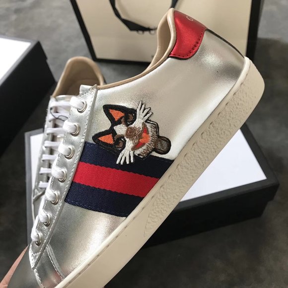 newgUCCI LEATHER CASUAL SHOES FOR WOMEN